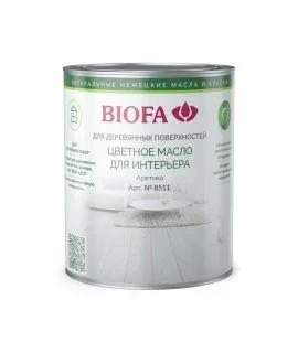 BIOFA (биофа) 8511 Color-Oil For Indoors. Арктика. Белое укрывистое масло. Вес: 2.5