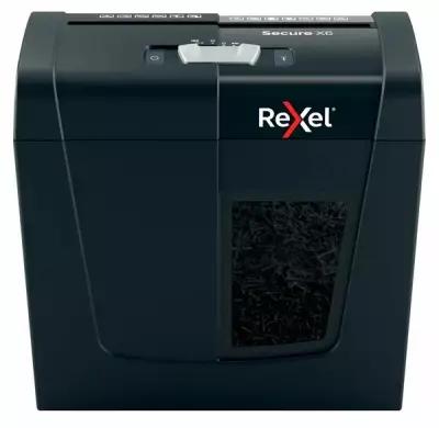 Уничтожитель бумаг Rexel Secure X6 EU, P-4, 4x40 мм, 6 лист. одновременно, 10л [2020122eu]
