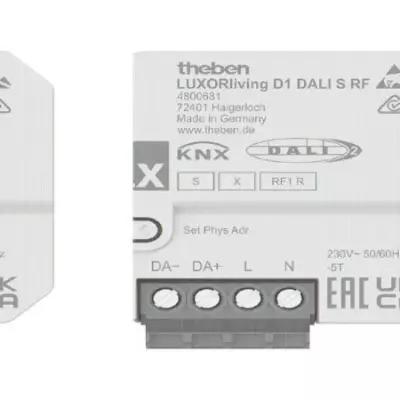 UP 1-кратный радиоаккумулятор DALI, сертифицирован DALI 2 LUXORlivingD1DALISRF – Theben – 4800681 – 4003468480342