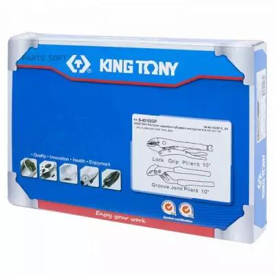 KING TONY 9-40102GP Комплект шарнирно-губцевого инструмента в лотке 2 пр
