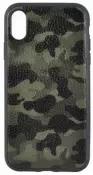 Чехол TORIA Camouflage leather Hybrid Hard для iPhone XS Max, цвет 
