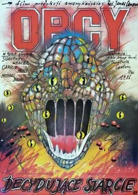 Плакат, постер на бумаге Чужие (Aliens, 1986г). Размер 30 х 42 см