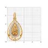 Золотая подвеска-иконка Божией Матери Семистрельная Diamant online с фианитом 122883, Золото 585°