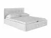 Кровать с подъемным механизмом Первый Мебельный Колумбия ПМ Белый экокожа 160х200 см