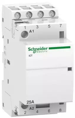 Schneider Electric A9C20834 Acti 9 Контактор модульный iCT25A 4НО 220/240В АС