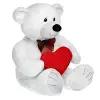 Princess Love Мягкая игрушка «Мишка Труди с сердцем» 80 см белый