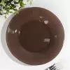 Paşabahçe Тарелка «Браун Сити», d=19,5 см, цвет коричневый