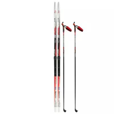 Бренд ЦСТ Комплект лыжный бренд ЦСТ Step, 195/155 (+/-5 см), крепление SNS, цвет микс