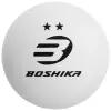 Мяч для настольного тенниса BOSHIKA Advanced 2**, диаметр 40+ мм, набор 6 шт., цвет белый