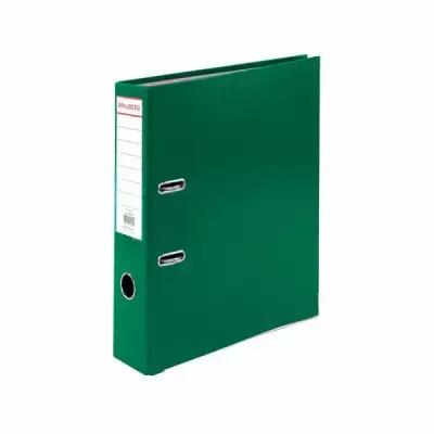 Папка-регистратор, покрытие пластик, 75 мм, прочная, с уголком, BRAUBERG, зеленая, 226597