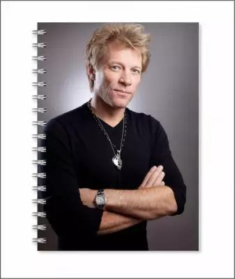 Тетрадь Bon Jovi, Бон Джови №5, А6 (10 на 15 см)