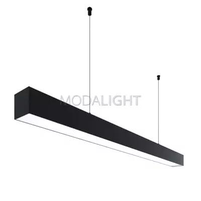 Модный свет Линейный подвесной светильник MODALINE P77 1м 44Вт 6500K чёрный