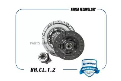 BRAVE BRCL12 Сцепление в сборе (корзина+диск+выжимной) 96407628 Lacetti 1.4, 1.6 DOHC BR.CL.1 1шт