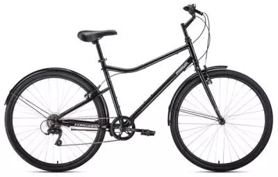 Комфортный велосипед Forward Parma 28 (2022) 19" Глянцево-черно-белый (171-184 см)