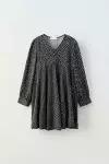 Платье для девочки ZARA, черный, 10 years (140 cm)