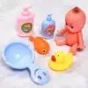 Набор игрушек для игры в ванне «Пупс», +5 предметов, цвет микс