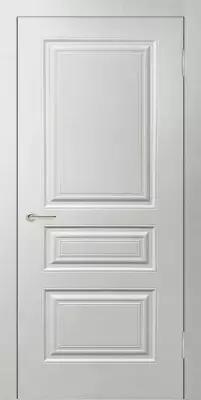 Дверь межкомнатная Роял 3 ПГ, Роялвуд, Белый 2000*900.Комплект (полотно,коробка,наличник)