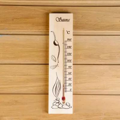 Термометр "Sauna", для бань и саун, мод.ТСС-1, от 0° до +160°C, микс