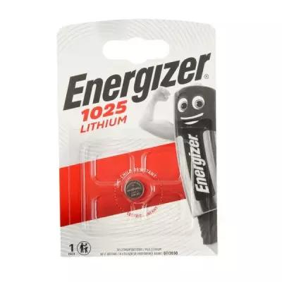 Energizer Батарейка литиевая Energizer, CR1025-1BL, 3В, блистер, 1 шт