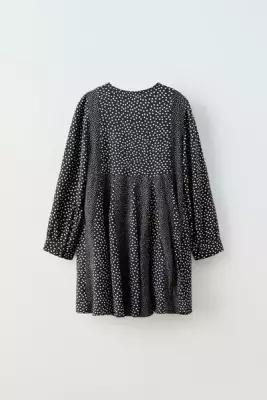 Платье для девочки ZARA, черный, 10 years (140 cm)