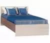 Односпальная кровать Bravomebel Бася КР-555 90 см х 200 см ясень шимо