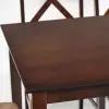 Обеденный комплект Хадсон (стол, 4 стула)/ Hudson Dining Set дерево гевея/мдф, стол: 110х70х75см / стул: 44х42х89см, cappuccino (темный орех), ткань кор.-зол. (1, малайзия