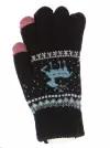 Теплые перчатки для сенсорных дисплеев Activ Fashion Black 123213