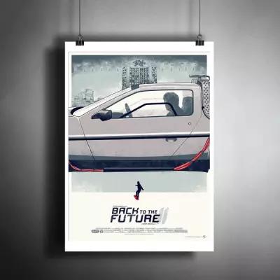 Постер плакат для интерьера "Фильм: Назад в будущее. Актёры Майкл Дж. Фокс, Кристофер Ллойд"/ A3 (297 x 420 мм)