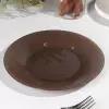 Paşabahçe Тарелка «Браун Сити», d=19,5 см, цвет коричневый