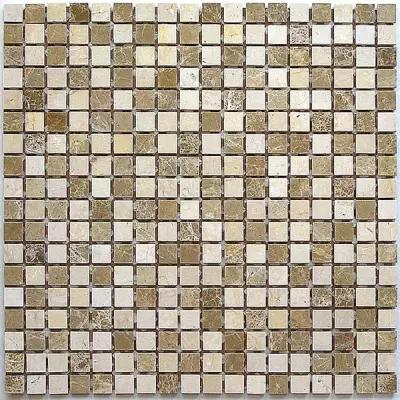 Мозаика из натурального камня Bonaparte, Sevilla-15 slim POL 305х305х4 мм (11 шт)