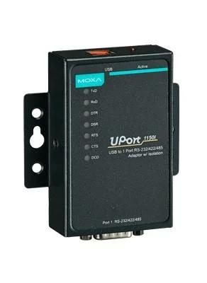 Преобразователь MOXA UPort 1150I, 1-портовый USB в RS-232/422/485 с изоляцией 2КВ