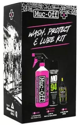 Набор по уходу за велосипедом Muc-Off Wash, Protect and Lube Kit (Dry Lube version)