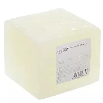 Мыльная основа DA soap crystal, брикет, 1 кг, прозрачная
