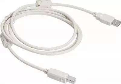 Кабель Кабель Buro USB2.0-AM/BM-1.8M-MG USB A(m) USB B(m) 1.8м феррит.кольца серый