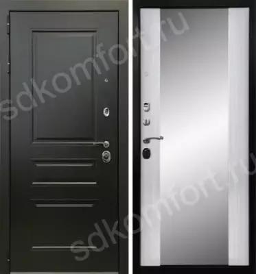 Входная дверь "Монолит 3К" Цвет:Белый сандал Открытие:Правое Размер:860/2050