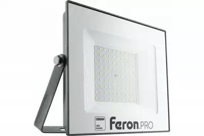Feron Прожектор светодиодный 100W 6400K IP65 AC175-265V/50Hz, черный, LL-1000 41541