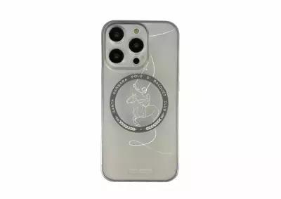 Чехол Santa Barbara Polo & Racquet Club Albert MagSafe для смартфона Apple iPhone 14 Pro, серый