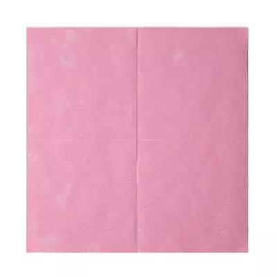 Самоклеящаяся ПВХ панель "Волна" светло розовая 70*70см. В наборе 1шт