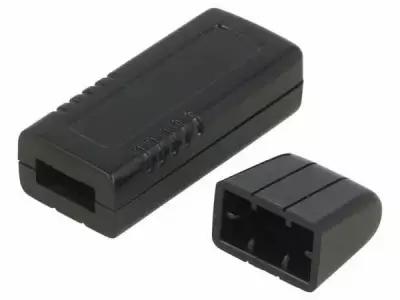 Корпус MASZCZYK KM-205/BK, Корпус: для USB, Х: 20мм, Y: 66мм, Z: 12мм, ABS, черный, 1шт