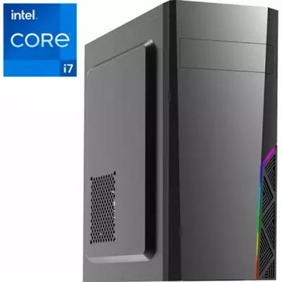 Компьютер PRO-2974396 Intel Core i7-11700 2500МГц, Intel H510, 8Гб DDR4 3200МГц, Intel UHD Graphics 750 (встроенная), SSD 120Гб, 500Вт, Midi-Tower