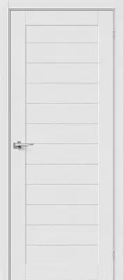Дверь Экошпон Порта-21, ПГ, Virgin 2000*900.Комплект (полотно,коробка,наличник)
