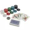 Покер, набор для игры (карты 54 шт, фишки 60 шт с номин.) микс./В упаковке шт: 1