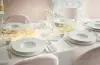 Тарелка салатная/десертная DEGRENNE Perles De Rosee Blanches, 24 см, лиможский фарфор, белая (233924)