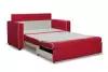 Барселона диван - кровать, выкатной с гнутоклееными латами 120 (Tesla Red)145х80х86 см
