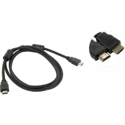 Exegate EX287723RUS Кабель HDMI ExeGate EX-CC-HDMI2-1.8F (19M/19M, v2.0, 1,8м, 4K UHD, Ethernet, ферритовые кольца, позолоченные контакты)