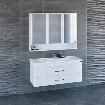 Мебель для ванной СаНта Виктория 120 подвесная с зеркалом-шкафом Вегас