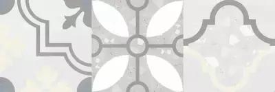 Керамическая плитка Laparet Woody Серый Узор 25х75 1.69 м2
