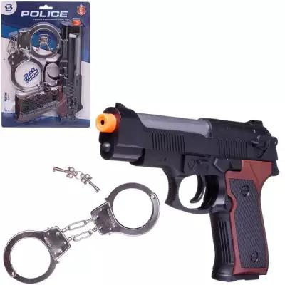 Игровой набор Junfa Полиция (пистолет, наручники с ключами)
