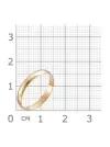 Ювелирное кольцо из красного золота КО-03-1,55(17,5)