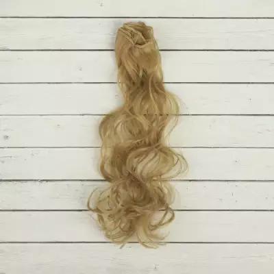 Волосы - тресс для кукол "Кудри" длина волос: 40 см, ширина: 50 см, № 24